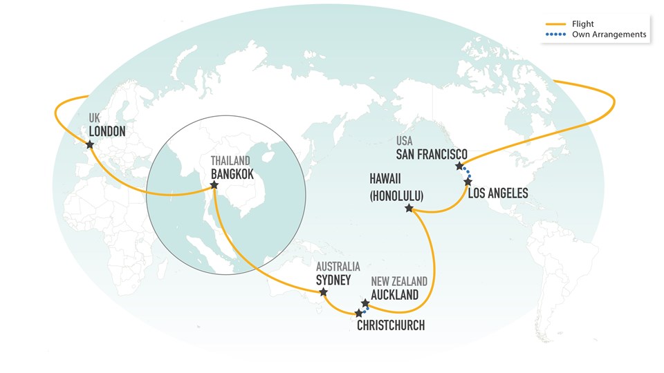 Round the 2024 world fares